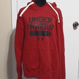 Unisex Under Armour sweat shirt, more red than the picture shows